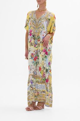 Camilla Camilla Slim Fit Kaftan With Split Flor Fantastica 