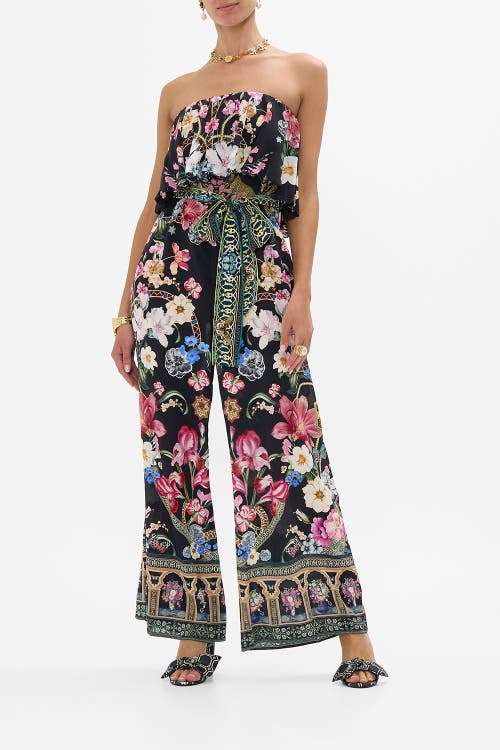 Camilla Camilla Strapless Jumpsuit With Frill Midnight