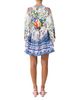 Camilla Camilla Tie Front Blouson Sleeve Mini Dress - 5