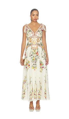 Camilla Camilla Tie Shoulder Dress