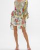 Camilla Camilla Tie Sleeve Short V Neck Kaftan Flor Fantastica  - 1