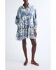 Camilla Camilla Tiered Long Sleeve Silk Dress - 1