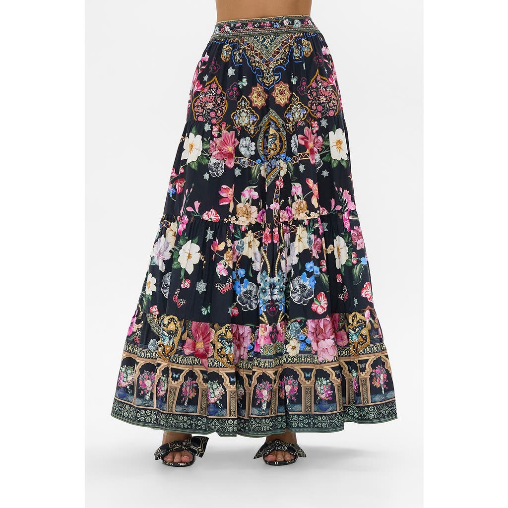 Camilla Camilla Tiered Maxi Skirt Midnight