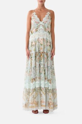 Camilla Camilla Trapeze Tiered Dress With Lining