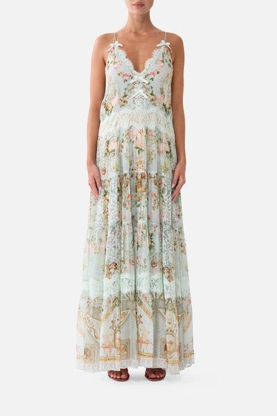 Camilla Camilla Trapeze Tiered Dress With Lining