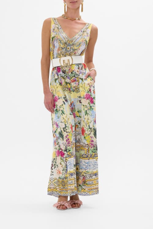 Camilla Camilla V Neck Flared Jumpsuit Flor Fantastica 
