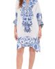 Camilla Camilla Wide Body Collared Kaftan Ceramic Panoramic - 1