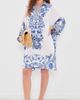 Camilla Camilla Wide Body Collared Kaftan Ceramic Panoramic - 5