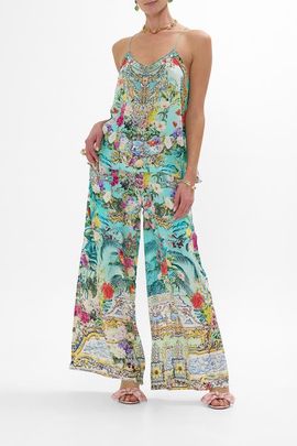 Camilla Camilla Wide Leg Trouser With Front Pockets Gardens Of Queluz 