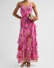 Camilla Camilla Women's Matadora Flora Print Silk Ruffle Slip Dress - 2