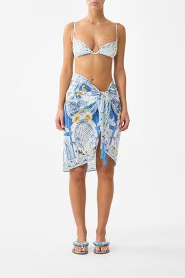Camilla Camilla Woven Short Sarong With Tassels