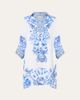 Camilla Ceramic Panoramic Wide Body Collared Kaftan Coverup - 1