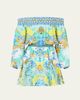 Camilla Dial Up The Tiles Off-Shoulder Mini Dress - 1