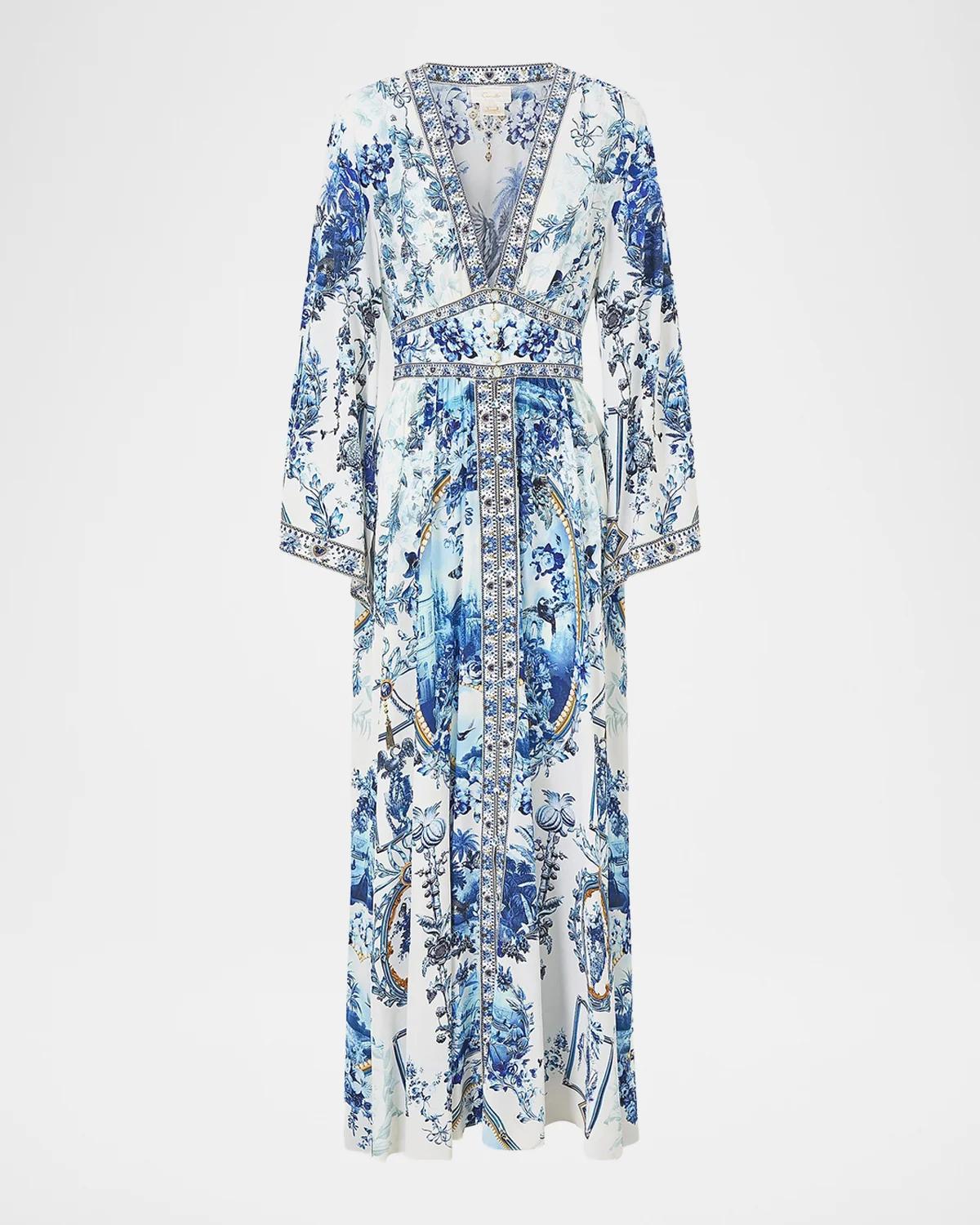 Camilla Floral Empire Maxi Dress