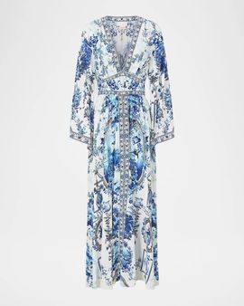 Camilla Floral Empire Maxi Dress