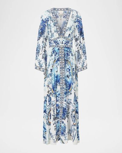 Camilla Floral Empire Maxi Dress