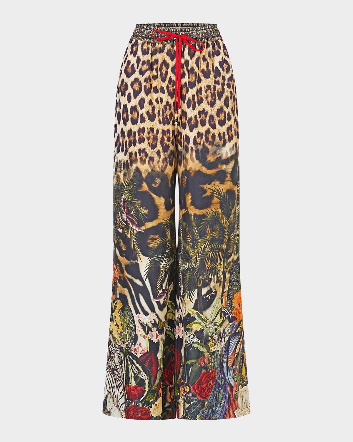 Camilla Leotigra Island Drawstring Lounge Pants