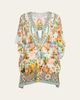 Camilla Magic Of The Mercado Ring-Front Short Caftan - 1