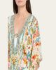Camilla Magic Of The Mercado Ring-Front Short Caftan - 5