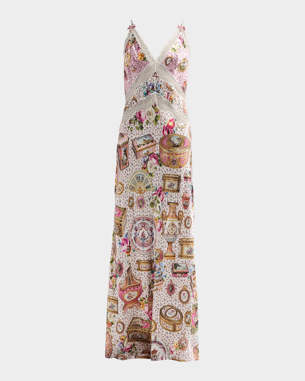Camilla Met x Camilla In The Heart of Art Silk Maxi Slipdress