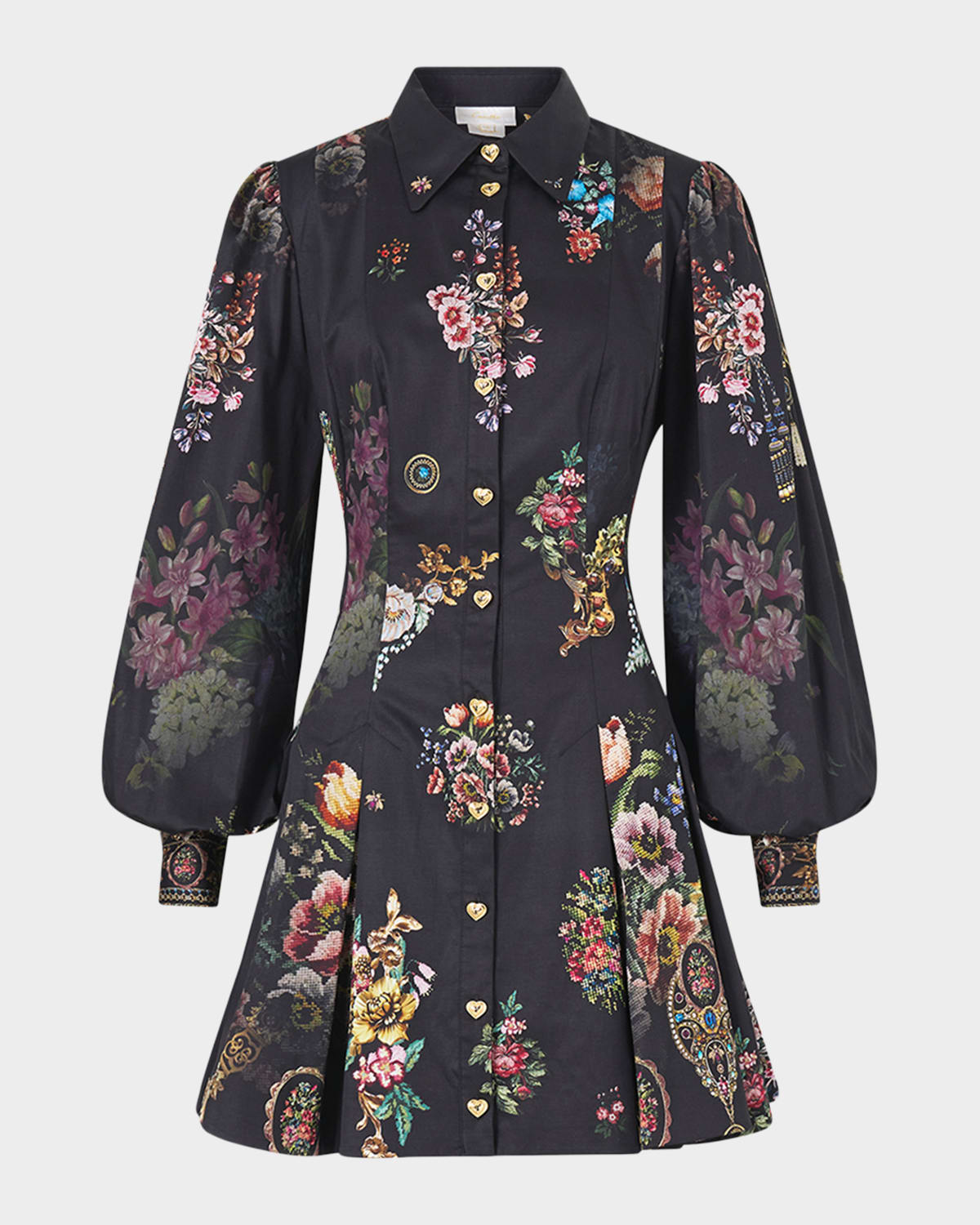 Camilla Night Garden Mini Shirtdress