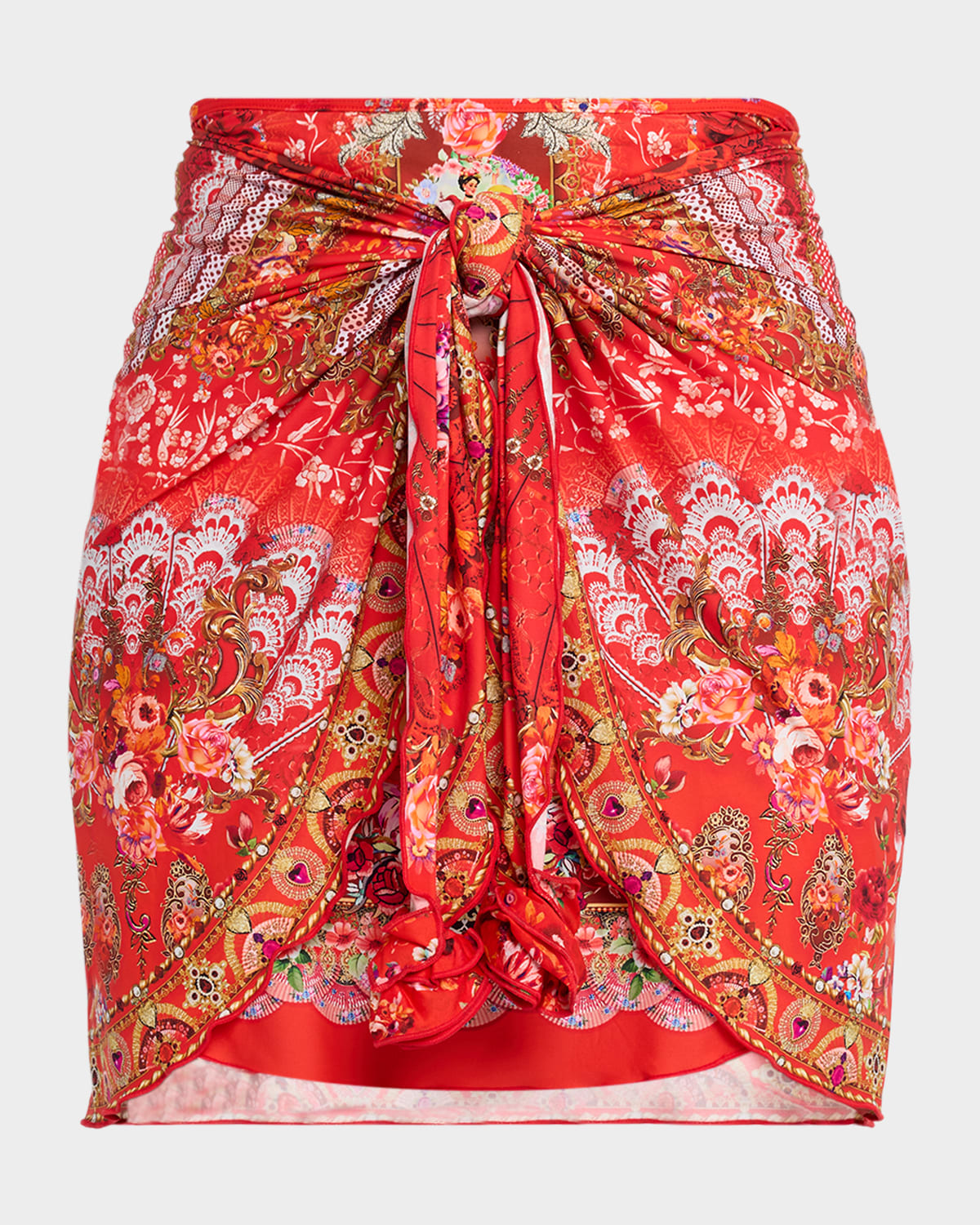 Camilla Ole Ole Layered Mini Sarong Coverup