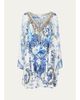 Camilla The Porcelain Raglan Sleeve Mini Dress - 1