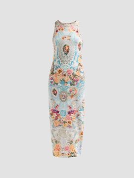 Camilla Women's A Taste For Lace Jersey Tank Midi-Dress