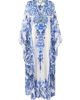 Camilla Women's Ceramic Panoramic Silk Long Caftan - 1