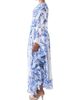Camilla Women's Ceramic Panoramic Silk Long Caftan - 4