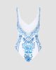 Camilla Women's Ceramic Panoramic V-Neck One-Piece Swimsuit - 2
