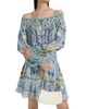 Camilla Women's De Nada Granada Embellished Silk Off-The-Shoulder Minidress - 3