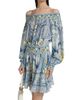 Camilla Women's De Nada Granada Embellished Silk Off-The-Shoulder Minidress - 4