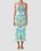 Camilla Women's Dial Up The Tiles Print Jersey Halter Midi Dress - 5