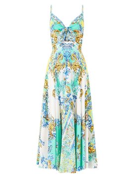 Camilla Women's Dial Up The Tiles Silk Maxi Dress