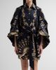 Camilla Women's Embellished Voluminous-Sleeve Mini Shirtdress - 5