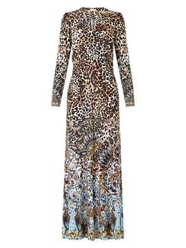 sachin and babi light blue dress Embroidered Cotton Poplin Maxi Dress main image 0