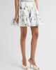 Camilla Women's Floral Cotton Bubble Mini Skirt - 4