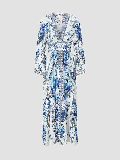 Camilla Women's Floral Empire Maxi Dress