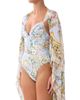 Camilla Women's Floral Silk Chiffon Shrug - 2