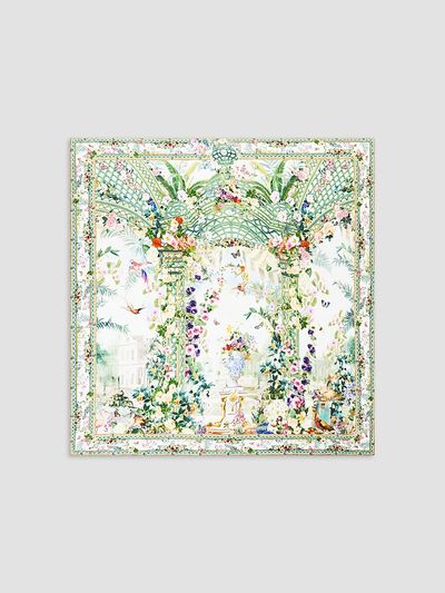 Camilla Women's Floral Silk Scarf