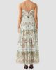 Camilla Women's Floral Silk Trapeze Tiered Dress - 3