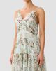 Camilla Women's Floral Silk Trapeze Tiered Dress - 4