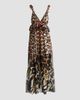 Camilla Women's Frill Silk Printed Dress - 1