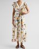 Camilla Women's Lace-Trim Printed Cotton-Silk A-Line Midi Dress - 2