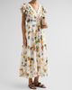 Camilla Women's Lace-Trim Printed Cotton-Silk A-Line Midi Dress - 4