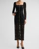 Camilla Women's Lace Bonded Square Neck Midi Dress - 2