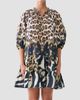 Camilla Women's Leotigra Land Puff Sleeve Mini Shirtdress - 2