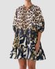 Camilla Women's Leotigra Land Puff Sleeve Mini Shirtdress - 5
