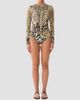 Camilla Women's Leotigra Printed Zip-Front Rashguard Swimsuit - 2